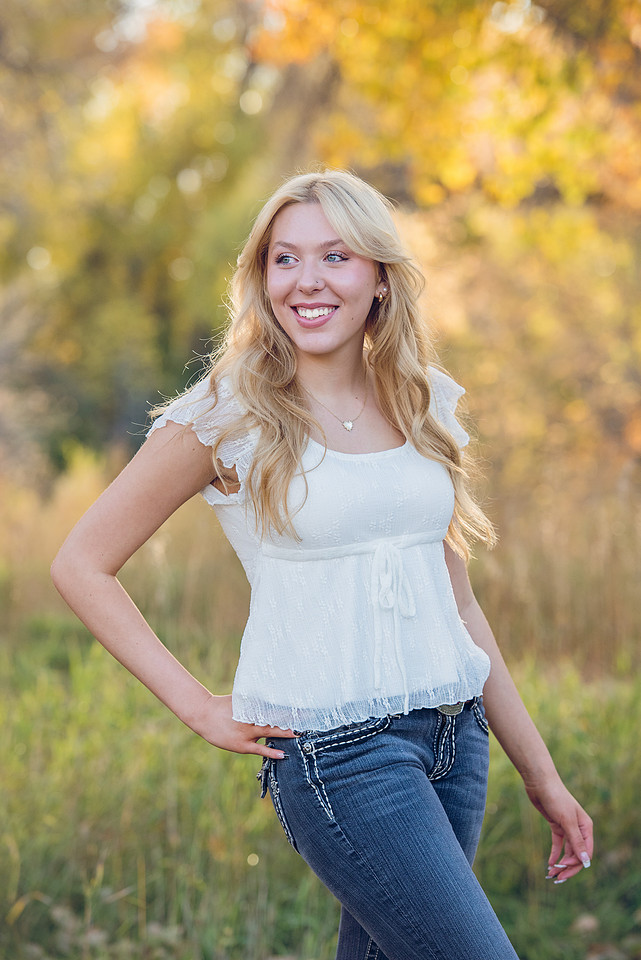 Fall senior portraits in Fort Collins, CO